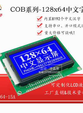 12864图形点阵液晶显示屏