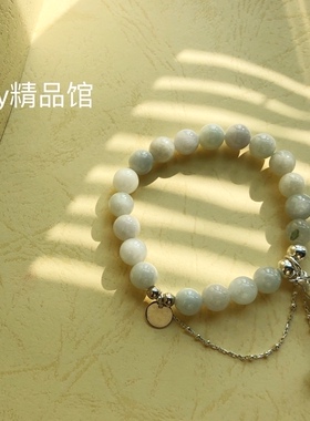 原创设计中国风翡翠玉珠手链女