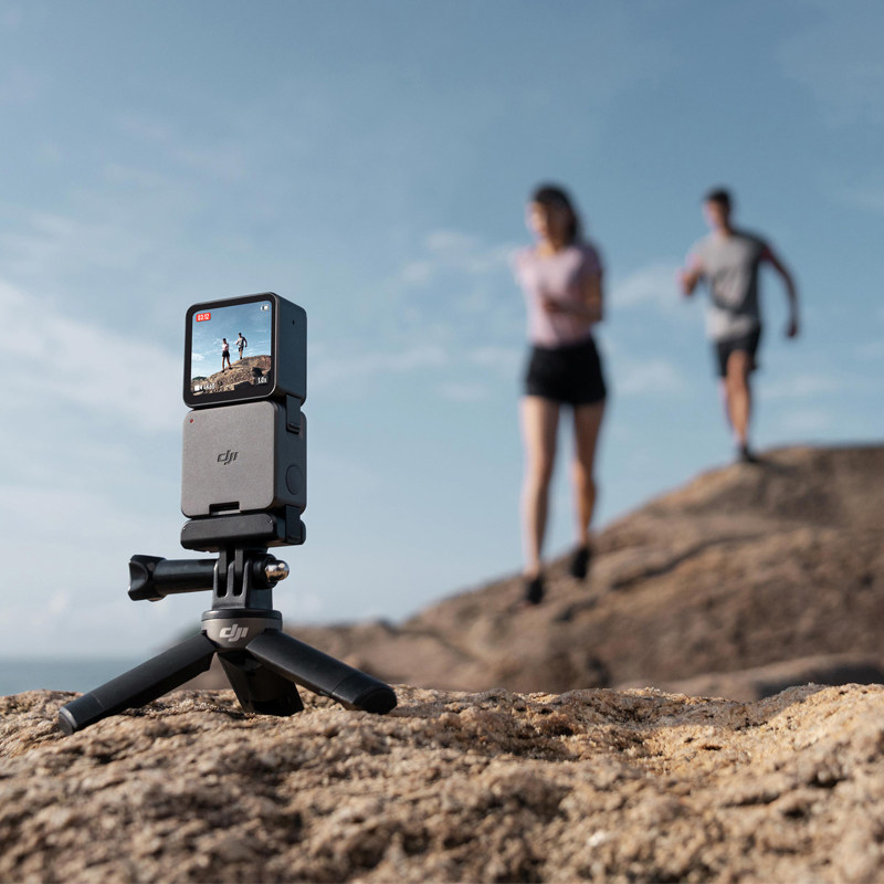 dji大疆灵眸osmo action 2续航模块运动相机原装配件可拓展麦克风