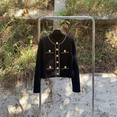 显瘦高级感小香名媛气质针织开衫 2024春高品质轻奢时尚 修身 短外套