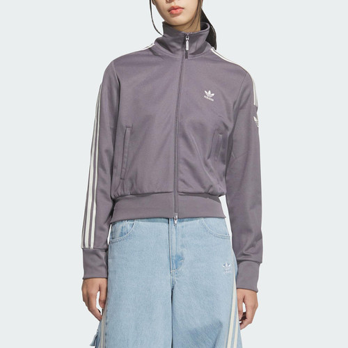 阿迪达斯/Adidas女士三叶草户外立领短款运动外套KB4516 KB4517