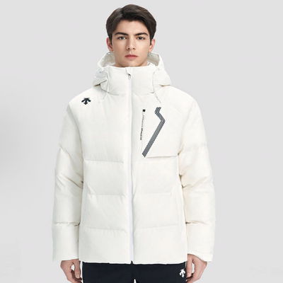 迪桑特保暖加厚连帽羽绒服