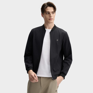 FILA斐乐防水男子外套男时尚 外套F11M513705 商务简约休闲梭织长袖