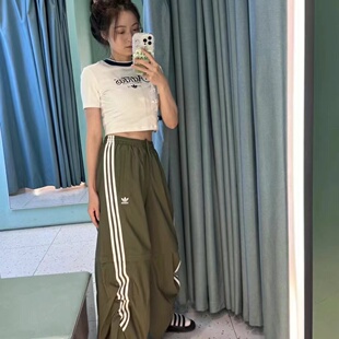 Adidas阿迪达斯女子宽松经典可拆卸运动长裤JM9254 9255 9256