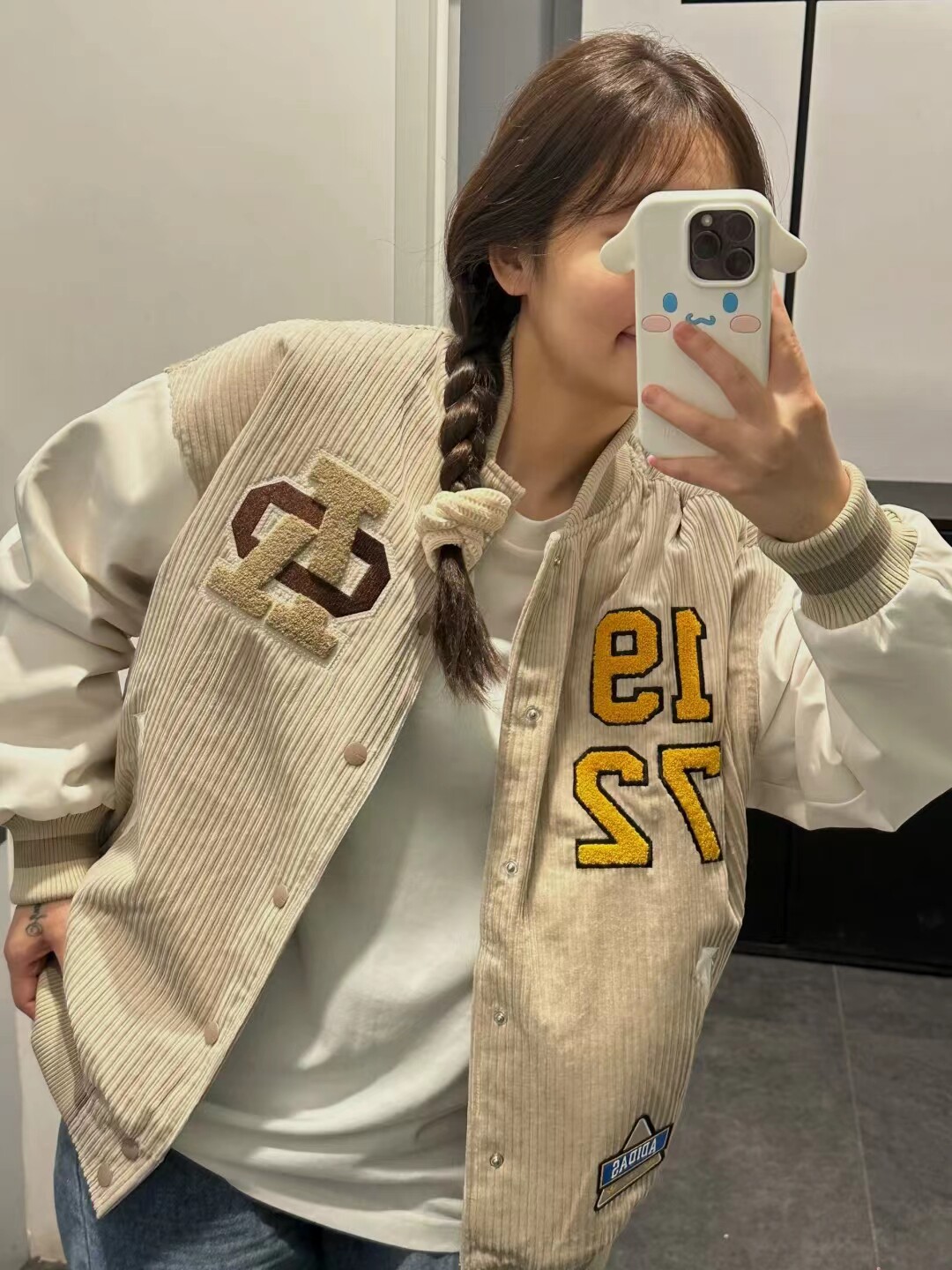 Adidas三叶草官方女子休闲棒球服飞行员运动夹克外套IN1080IN1081