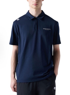 迪桑特DESCENTE 面料吸湿排汗速干透气Polo衫男女同款SQ323UPS72