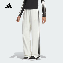 阿迪达斯2024秋新款女子针织长裤运动休闲下装宽松透气舒适JN0763