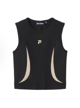 斐乐/FILA女子针织修身背心2025新款运动时尚无袖上衣T11W521110F