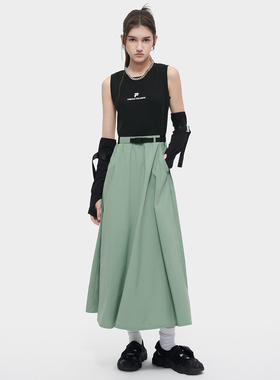 FILA/斐乐女士连衣裙户外时尚休闲潮流运动无袖长裙T11W421309F