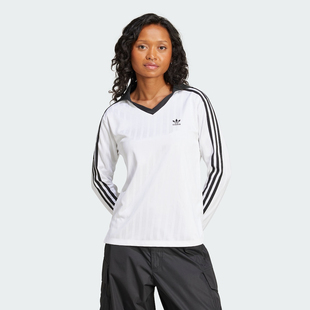 Adidas 阿迪达斯 女子运动长袖POLO衫JD2603 JD2605 JD1511