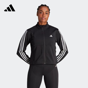 adidas阿迪达斯速干运动健身立领夹克外套女装HZ5615