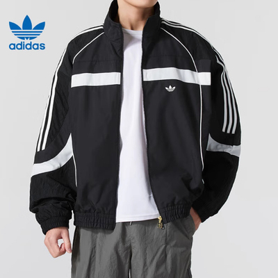 Adidas阿迪达斯三叶草外套男女复古户外双拉链夹克JN3796/JN3797