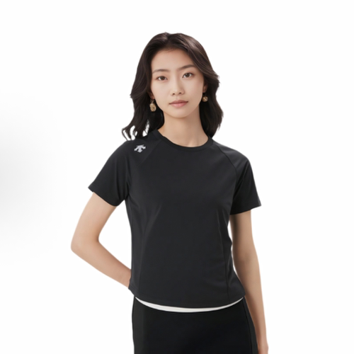 迪桑特男女同款运动速干短袖T恤