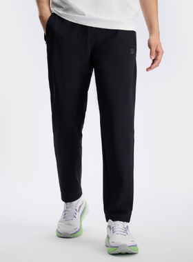 FILA/斐乐男士针织长裤2025新款防晒健身运动直筒裤A11M431606F