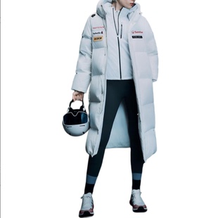 迪桑特DESCENTE男女同款运动长款奥迪联名羽绒服鹅绒SQ421SDJN1