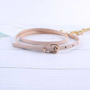 女士腰带时尚百搭韩版装饰连衣裙复古细皮带配衣服裙子裤带白色