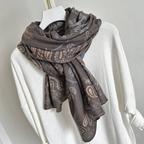 秋冬棉麻民族风女围巾披肩