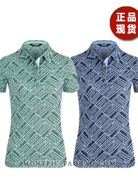 MONTPIC韩国正品WTSA02403透气速干运动户外登山徒步夏女短袖T恤