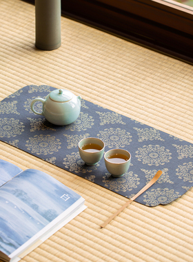 唐团花茶席 50*23CM 织锦工艺 中国传统纹样 传统色 百搭利器
