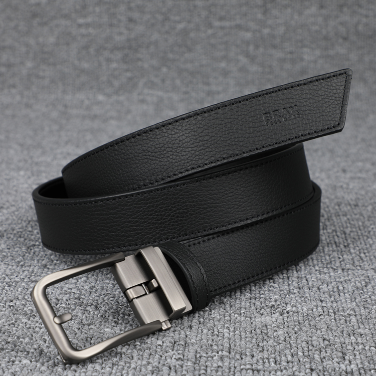 重磅德国单男士商务牛皮腰带