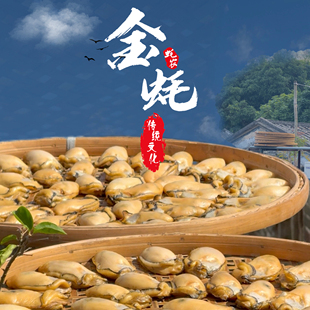 【蚝农精品】金蚝白蚝程村生晒6成干稀有大金蚝一斤装省外发空运