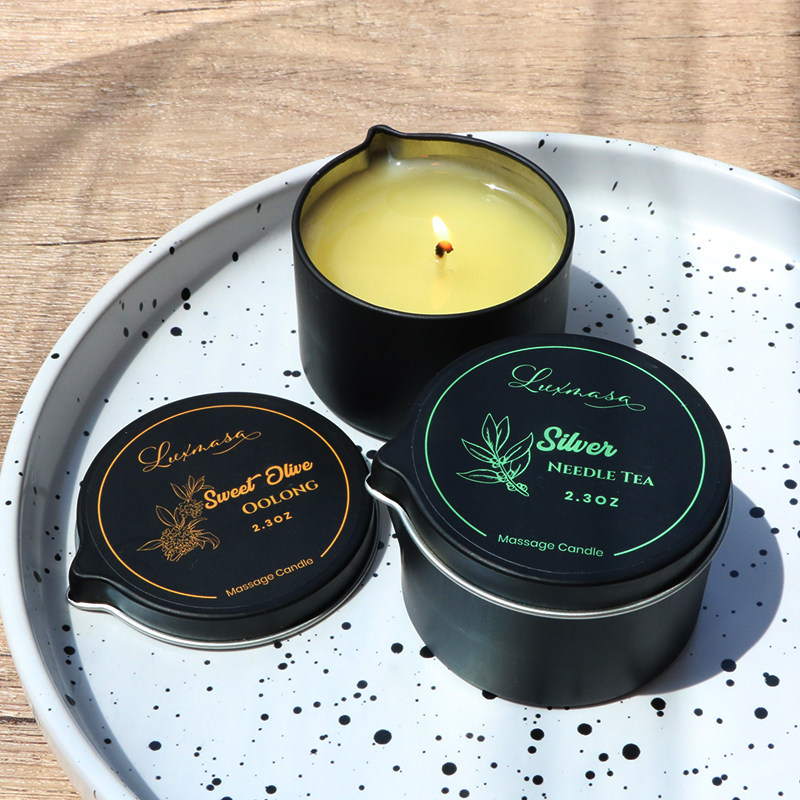 LUXMASA伴手礼情人节无烟环保大豆蜡精油低温蜡烛椰子油香薰蜡烛