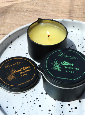 LUXMASA伴手礼情人节无烟环保大豆蜡精油低温蜡烛椰子油香薰蜡烛