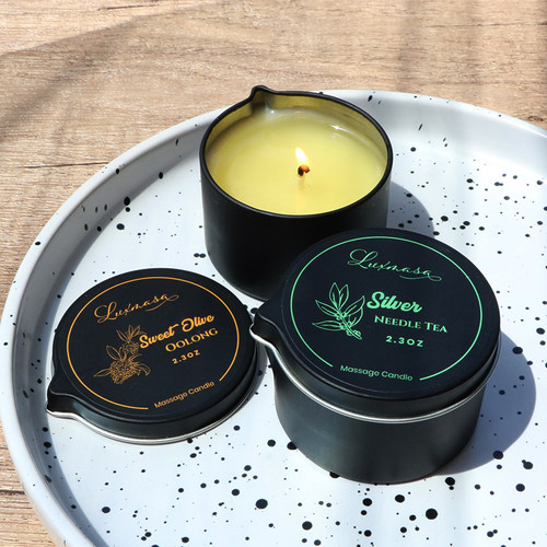 LUXMASA伴手礼情人节无烟环保大豆蜡精油低温蜡烛椰子油香薰蜡烛