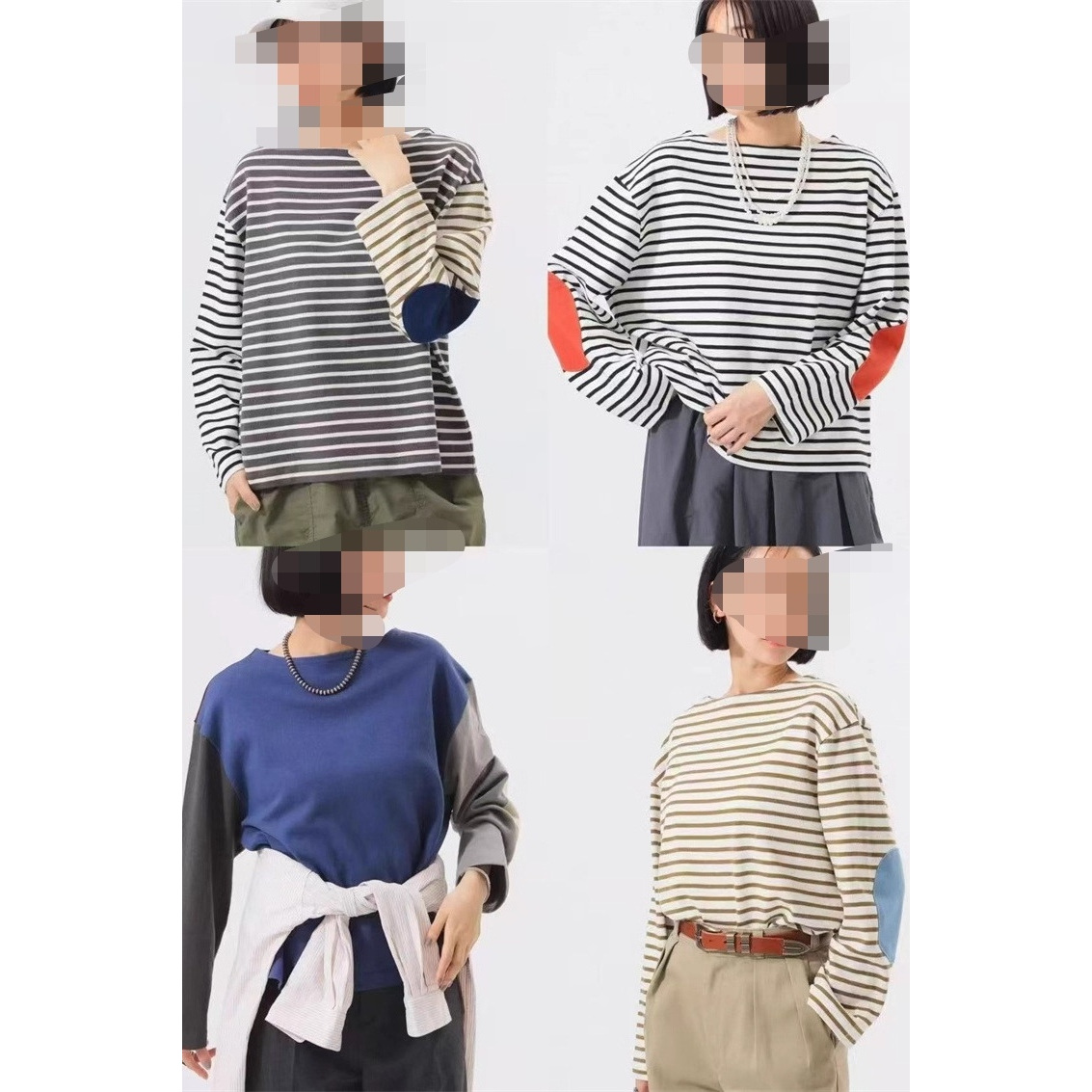 2025秋日系新款圆领女T恤