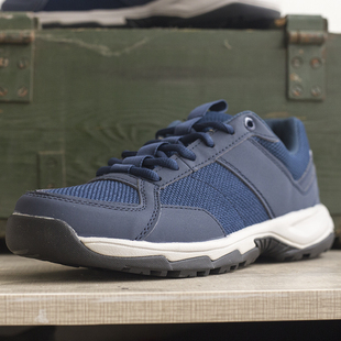 新式机务地勤鞋男运动蓝色帆布鞋体能训练鞋工作鞋作/训鞋单鞋