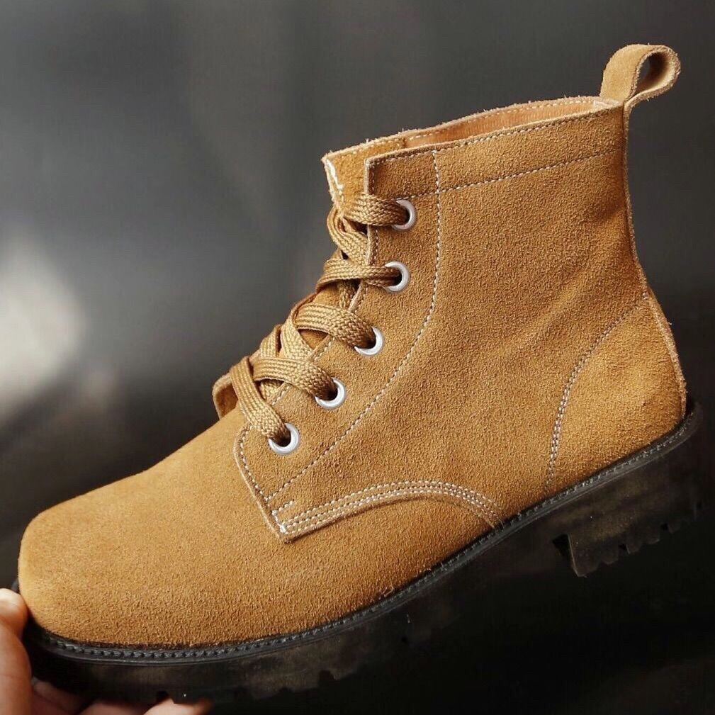 翻毛透气皮鞋劳保鞋牛皮工地防护老式大头鞋防滑耐磨无钢头工作鞋
