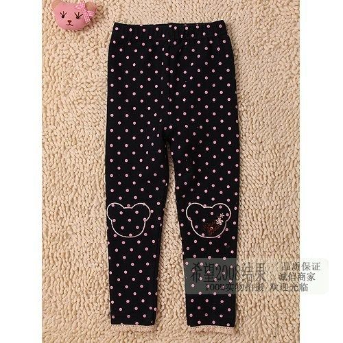 童装春秋满印纯棉打底裤特价清仓