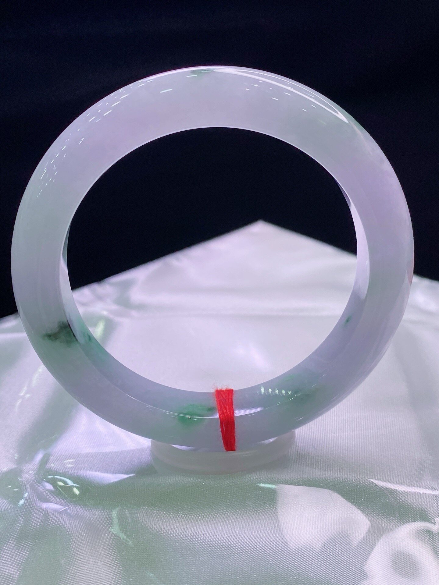 A货玉手镯紫罗兰飘花优雅女款翡翠绿花老坑a货翡翠玉镯批发