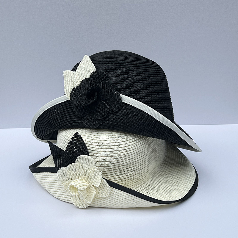 出街礼帽半卷边女士百搭夏季盆帽