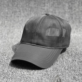 大头围透气网帽男士 帽子女夏天太阳帽遮阳帽休闲棒球帽大码 鸭舌帽