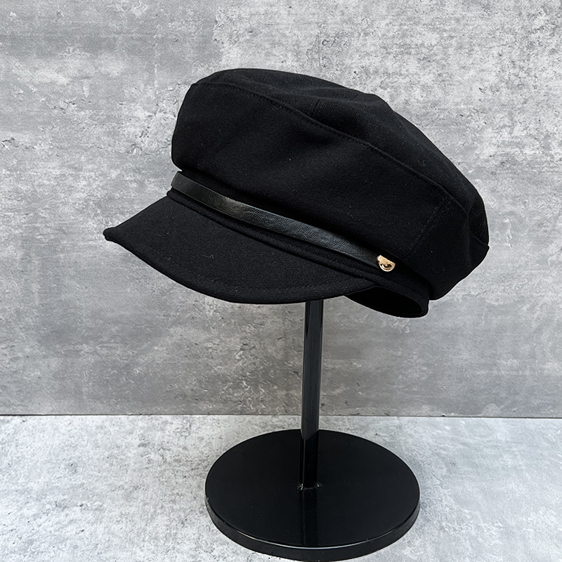 秋冬画家帽子小云朵百搭八角帽女