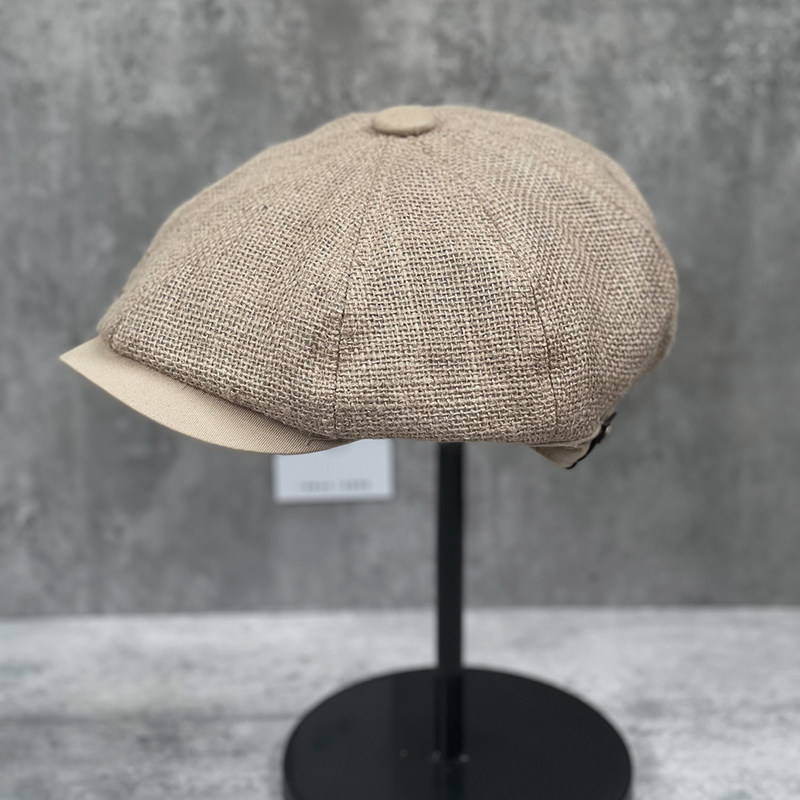 粗麻网眼透气薄款八角帽男女士夏季凉帽休闲鸭舌帽遮阳画家报童帽,服饰配件/皮带/帽子/围巾,帽子,淘宝优惠券,粉丝福利购,淘宝优惠卷
