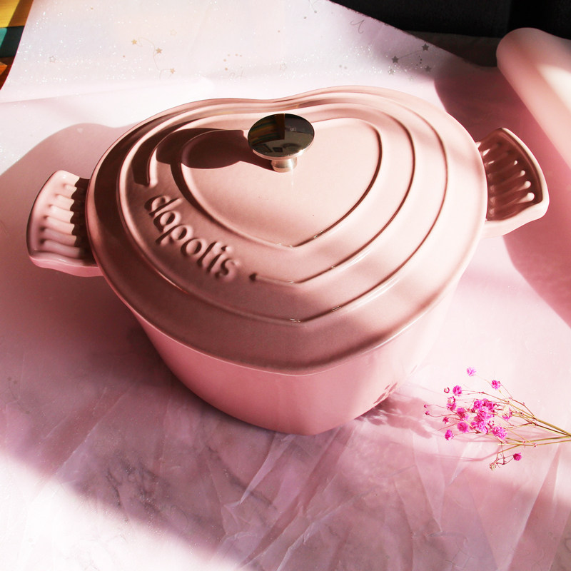 出口 CLAPOTIS心型珐琅锅铸铁锅22厘米煲汤锅炖肉锅|msdalam kategori dapur/memasak Appliances, memasak Appliances, Periuk belanga/Pot/cerek, bekas rebus/periuk rebus/Tangbao - dari Buy2taobao.com untuk memberikan perkhidmatan ejen Taobao profesional membeli