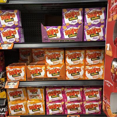 新西兰直邮雅乐思 Arnott's Shapes 薄脆芝士饼 175g 4件包邮