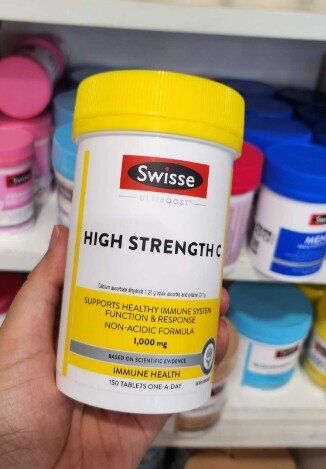 新西兰直邮Swisse 1000mg 超强 VC 补充片 维生素C片 150粒