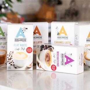 新西兰超市直邮Avalanche馥芮白拿铁卡布奇诺澳白无糖速溶咖啡