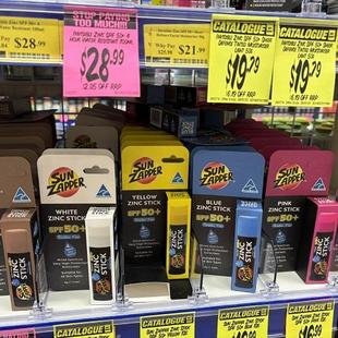 新西兰代购直邮SUN ZAPPER防晒泥彩色防晒棒浮潜水冲浪防水上运动