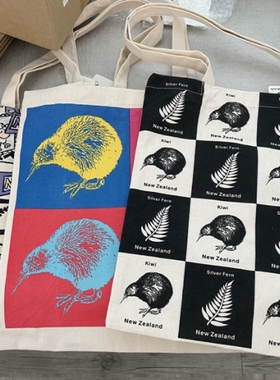 新西兰直邮新西兰特色纪念品环保kiwi鸟布袋 三件包邮
