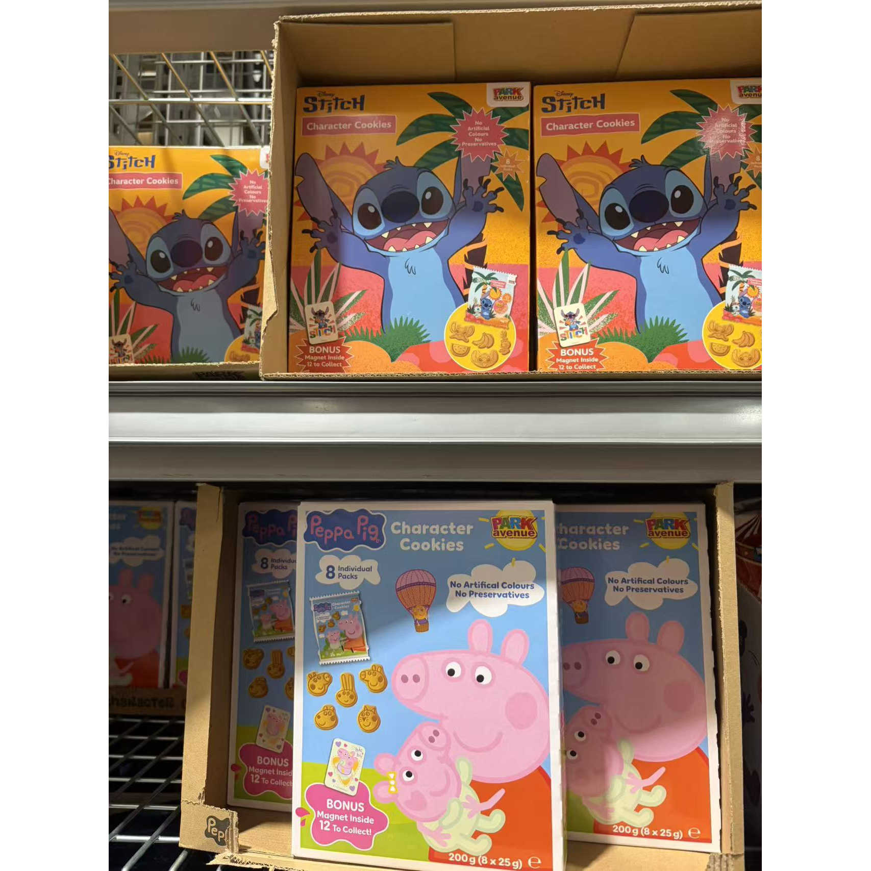 新西兰直邮卡通图案造型饼干独立包装（8小袋）