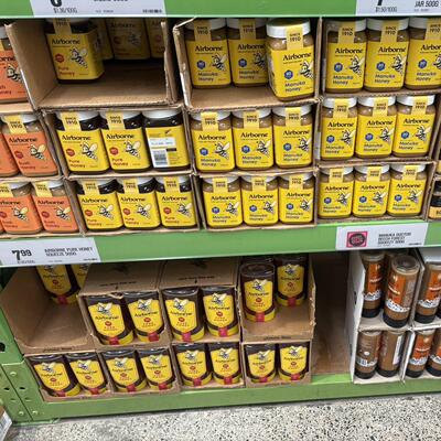 新西兰直邮Airborne艾尔邦尼丛林蜜乳脂蜂蜜儿童蜂蜜麦卢卡润喉糖