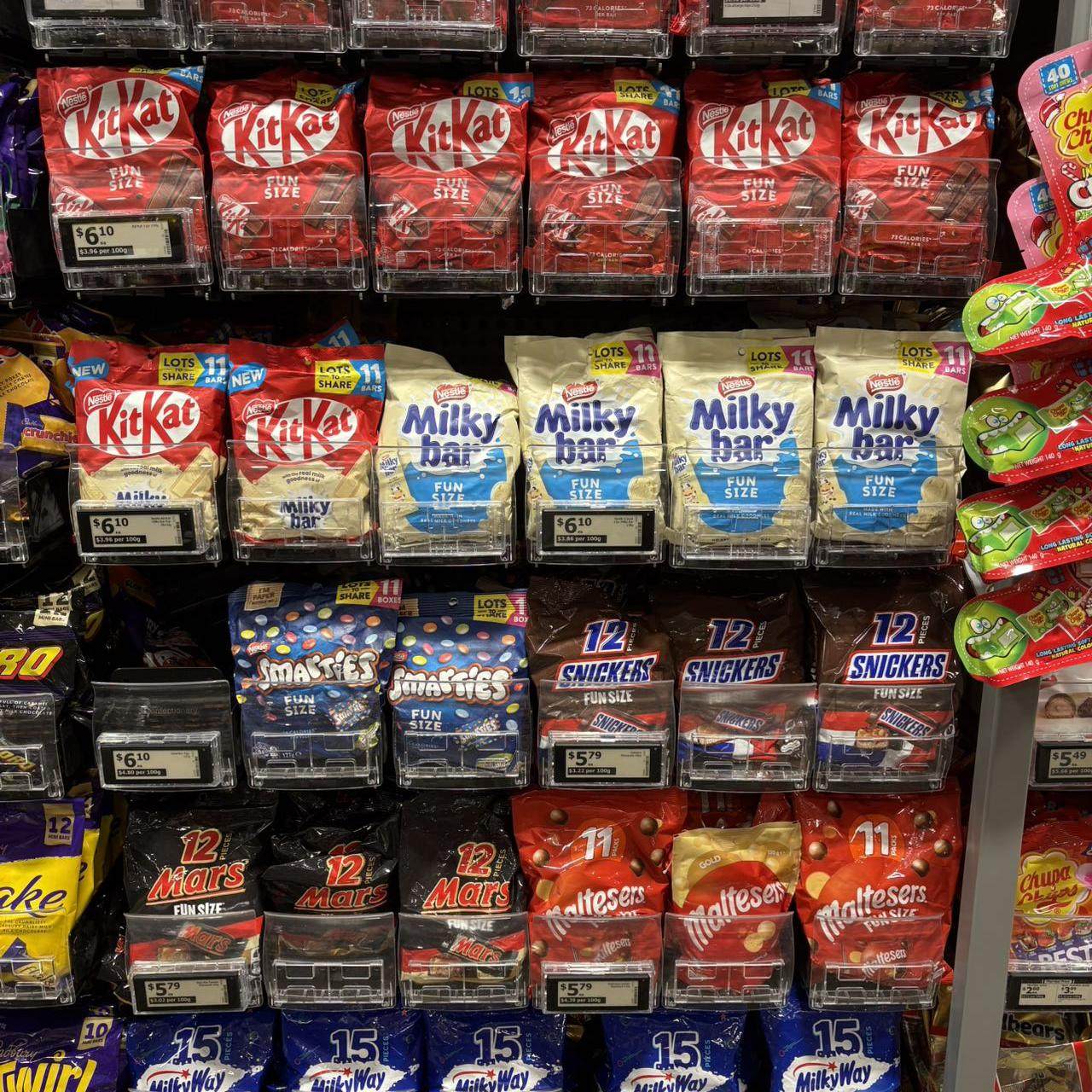 新西兰直邮雀巢吉百利迷你牛奶糖果巧克力条独立包装 4包包邮,零食/坚果/特产,巧克力制品,淘宝优惠券,粉丝福利购,淘宝优惠卷