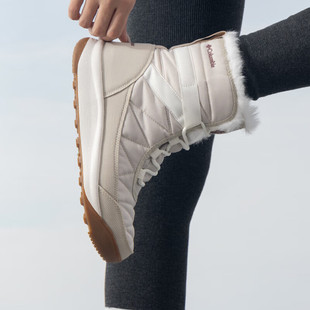 Columbia哥伦比亚雪地靴女25秋冬防水防滑银点热能保暖冬靴BL0926