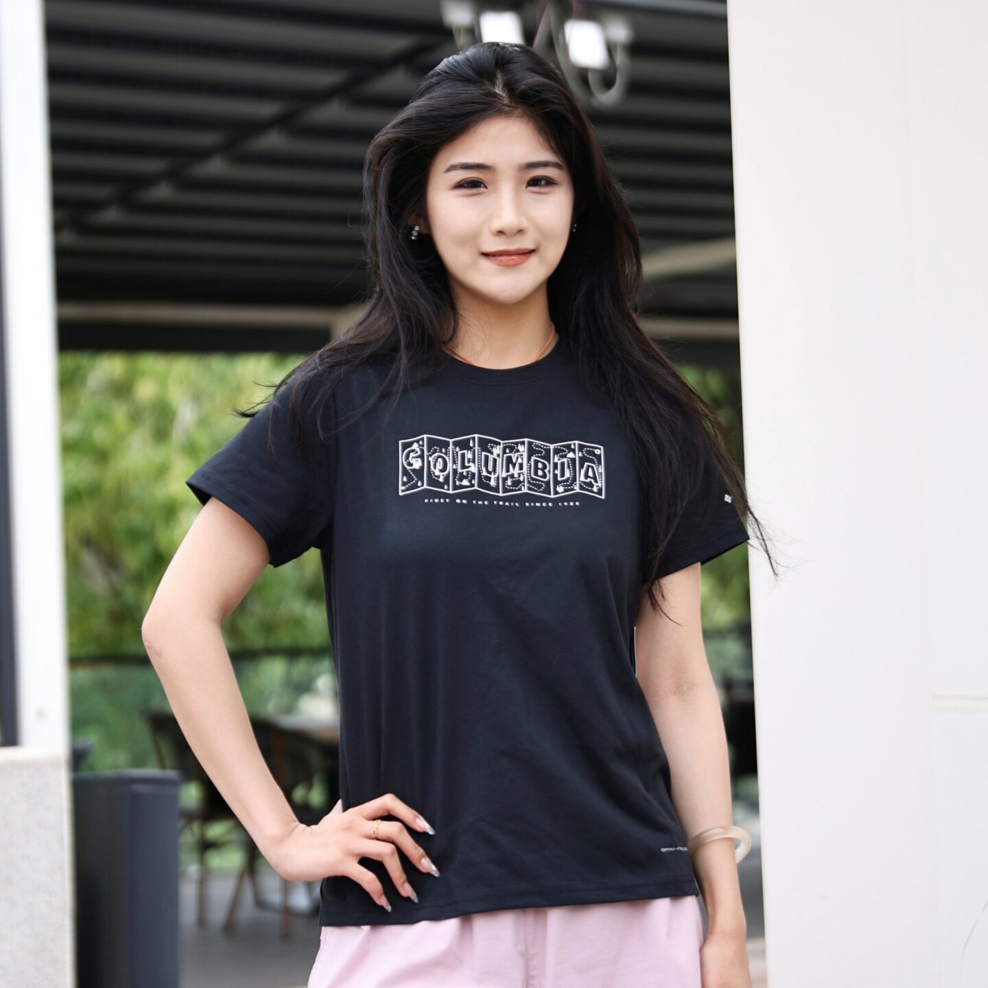 哥伦比亚短袖女款速干T恤