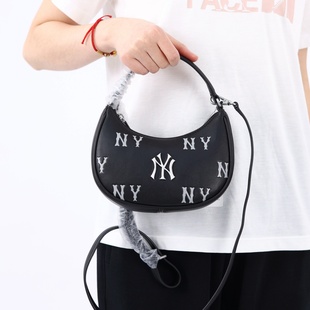 MLB单肩包男女26春季新NY印刻情侣运动休闲手提包斜挎包3ACRMM16N