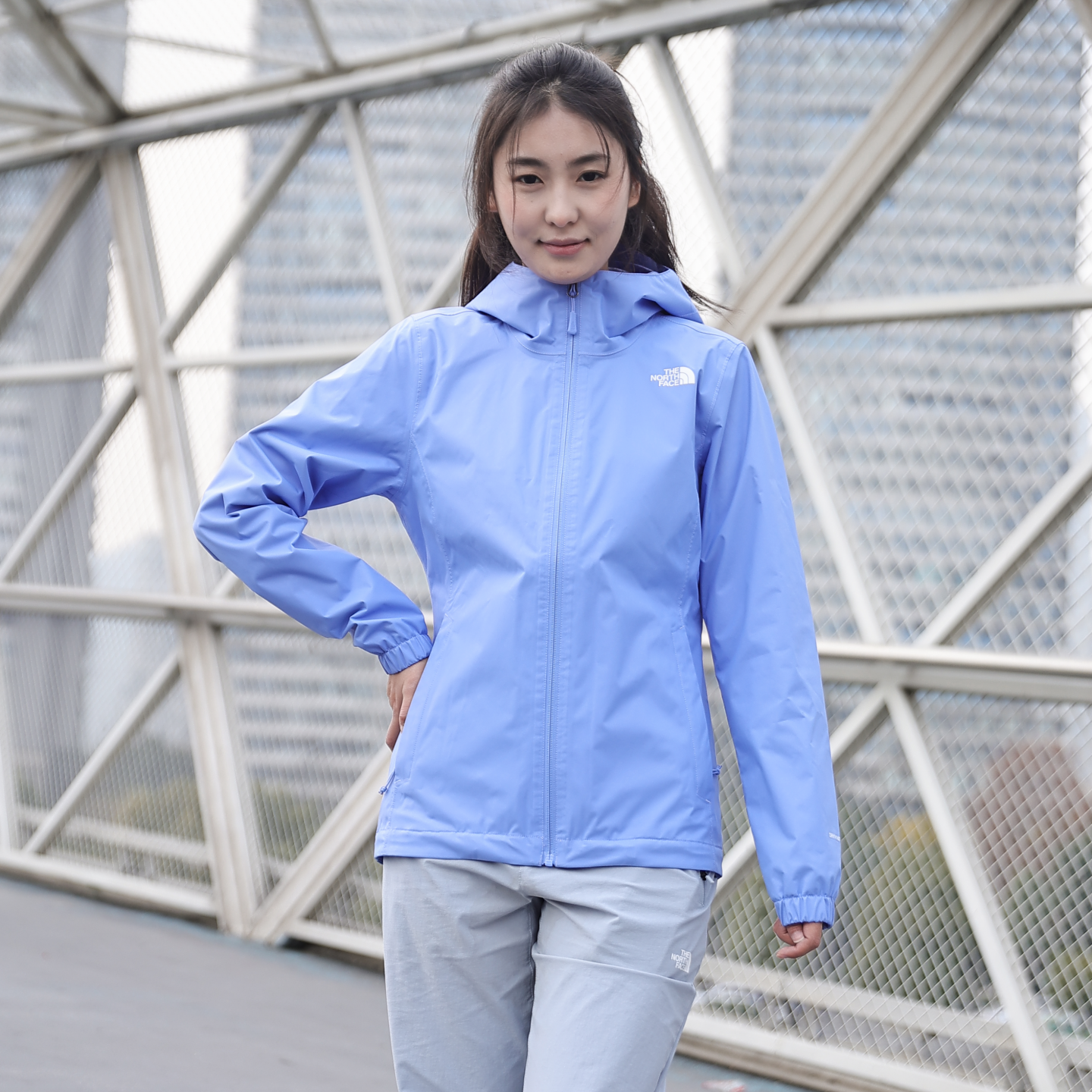 26春夏新款TheNorthFace北面冲锋衣女士户外防水防风硬壳外套8EYG